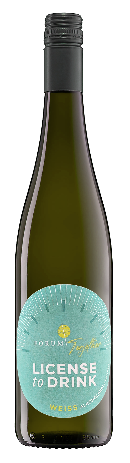 "LICENSE TO DRINK" Alkoholfreier Wein