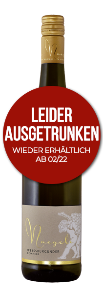 2020 Weißburgunder feinherb<br>          Qualitätswein Pfalz<br>          Goldene Kammerpreismünze 2021